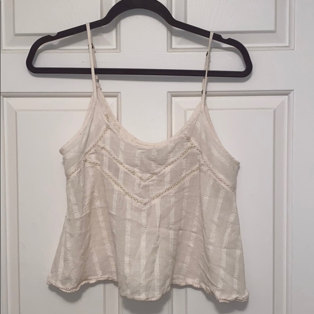 BILLABONG Cream Colored Crop Top